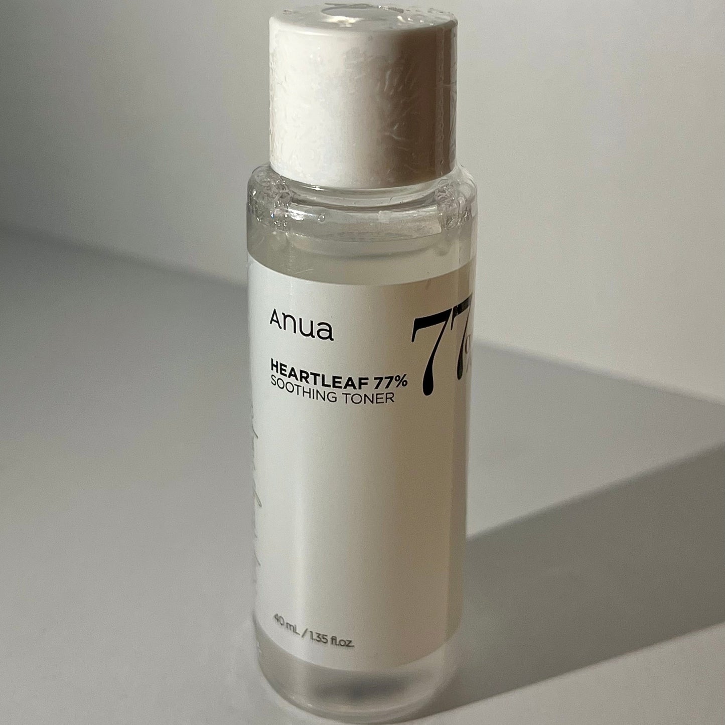 anua - tónico heartleaf 77% soothing toner mini