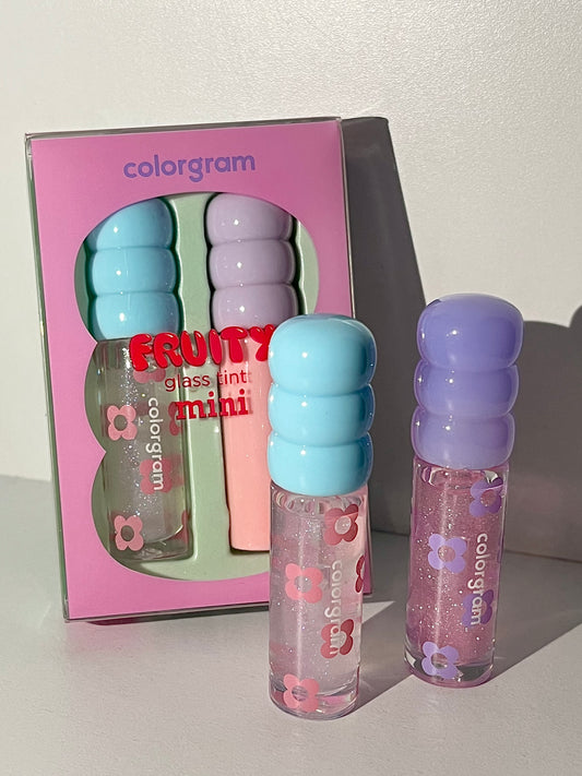 colorgram - tinte labial fruity glass tint mini duo set