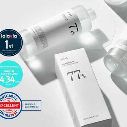 anua - tónico heartleaf 77% soothing toner mini